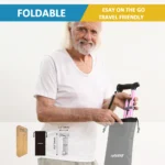 REHAND Foldable Walking Canes,Adjustable Height | Lightweight & Durable | Heavy Duty Walking Cane for Seniors Women & Men,Pink - Image 2