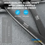 HEALTHBAZAAR Adult Forearm Crutches with Ergonomic Handles,Continuous Height Adjustment,All-Terrain Tip & Non-Slip Base,Magnetic Handle - Image 3