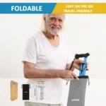 REHAND Walking Canes for Women & Men,Foldable Adjustable Collapsible Walking Stick for Seniors,Pivoting,Blue - Image 5