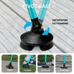 Rehaescort Adjustable Folding Walking Cane,Lightweight Heavy Duty Sticks Pivot Tip for Men and Women,Indigo - Image 5