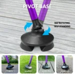 Rehaescort Walking Cane with Travel Bag for Aldult,Adjustable Walking Sticks,Hiking Sticks Lightweight Pivot Tip for Men and Women,Purple - Image 5