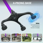 HEALTHBAZAAR Quad Cane Walking Cane for Women & Men for Balance Stability Adjustable Lightweight Walking Stick Purple - Image 5