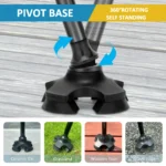 REHAND Adjustable Walking Cane,Lightweight Folding Walking Stick with for Men & Women,Seniors & Adults,Collapsible,Heavy Duty,Black - Image 5