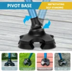 REHAND Adjustable Walking Cane,Lightweight Folding Walking Stick with for Men & Women,Seniors & Adults,Collapsible,Heavy Duty,Blue - Image 5