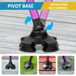 REHAND Adjustable Walking Cane,Lightweight Folding Walking Stick with for Men & Women,Seniors & Adults,Collapsible,Heavy Duty,Purple - Image 5