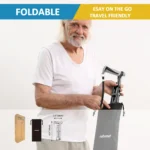 REHAND Adjustable Foldable Walking Cane for Seniors - Lightweight Heavy Duty Canes with Non-Slip Grip, Collapsible Design (Black) - Image 6