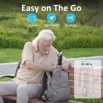 Walking Cane for Men & Women, Foldable Cane with Shock Absorption - Adjustable, Lightweight Collapsible Walking Stick for Seniors & Adults, Comfort Grip Handle, Heavy Duty All Terrain Tip - Image 5