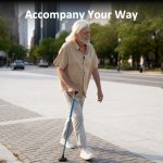 Walking Cane for Men & Women with LED Light - Self Standing Pivot Cane, Adjustable, Lightweight, Folding Walking Sticks for Seniors & Adults with Wrist Strap, Travel Bag - Image 7
