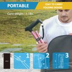 REHAND Walking Cane for Men & Women - Foldable, Adjustable, Lightweight, Self Standing Pivot Walking Cane, Soft Handle Grip, with Travel Bag, Walking Sticks for Seniors & Adults - Image 4