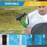 REHAND Walking Cane for Men & Women - Foldable, Adjustable, Lightweight, Self Standing Pivot Walking Cane, Soft Handle Grip, with Travel Bag, Walking Sticks for Seniors & Adults - Image 4