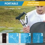 REHAND Walking Cane for Men & Women - Foldable, Adjustable, Lightweight, Self Standing Pivot Walking Cane, Soft Handle Grip, with Travel Bag, Walking Sticks for Seniors & Adults - Image 5